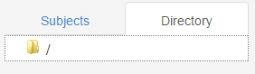 Directory tab