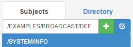 Subject input box