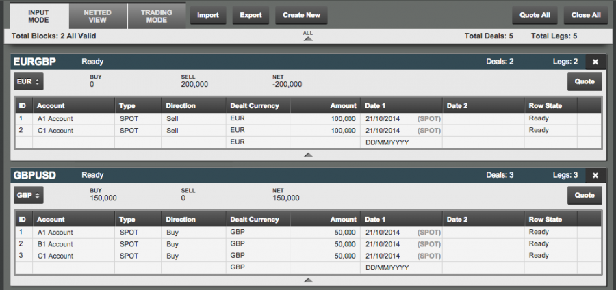 block trade entry