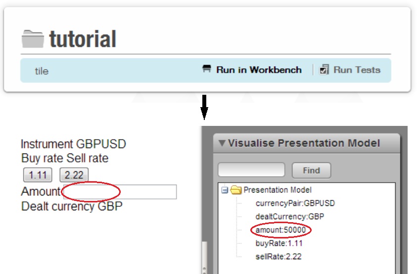 tutorial presenter amount binding exercise
